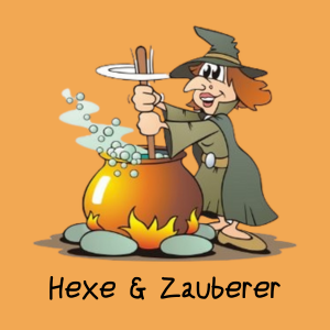 Motto Kindergeburtstag - Hexe und Zauberer