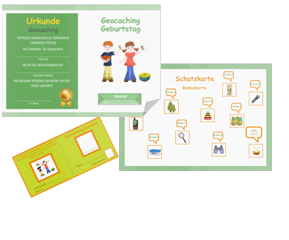 Flyer einzeln Geocaching