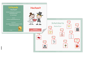 Flyer einzeln Hochzeit